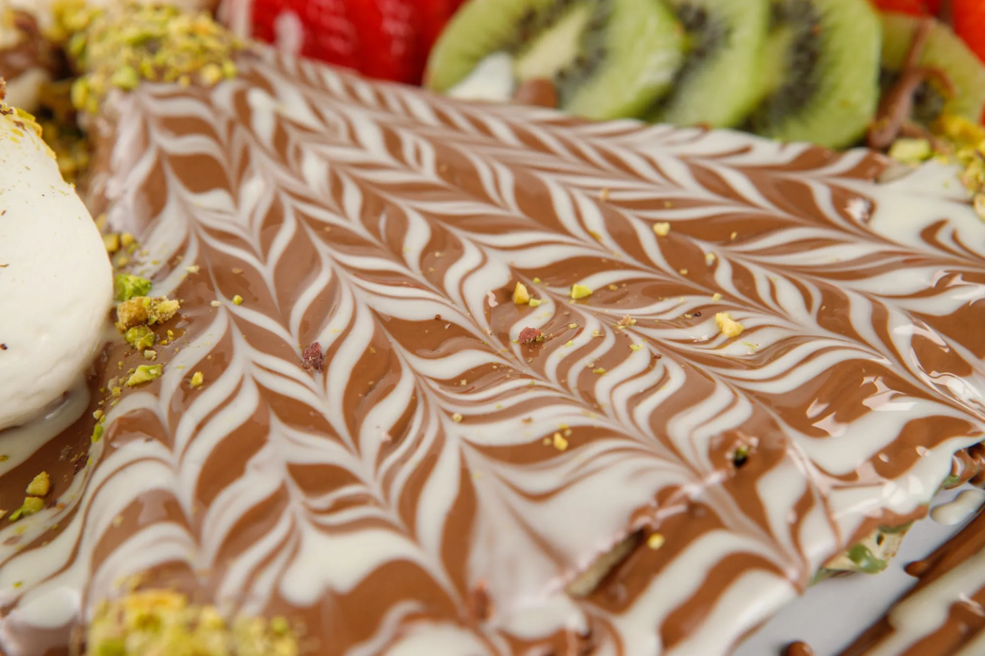 Middle Eastern sweets close up